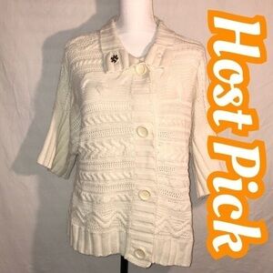 ✅6X Host Pick✅ Michael Kors Button Up Sweater, Medium